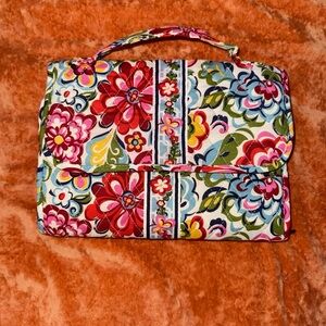 Vera Bradley Cosmetic Velcro Bag w/ Handle